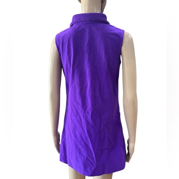 Vintage purple Catalina mod beach Cover-up-mini dress small - Picture 4 of 7